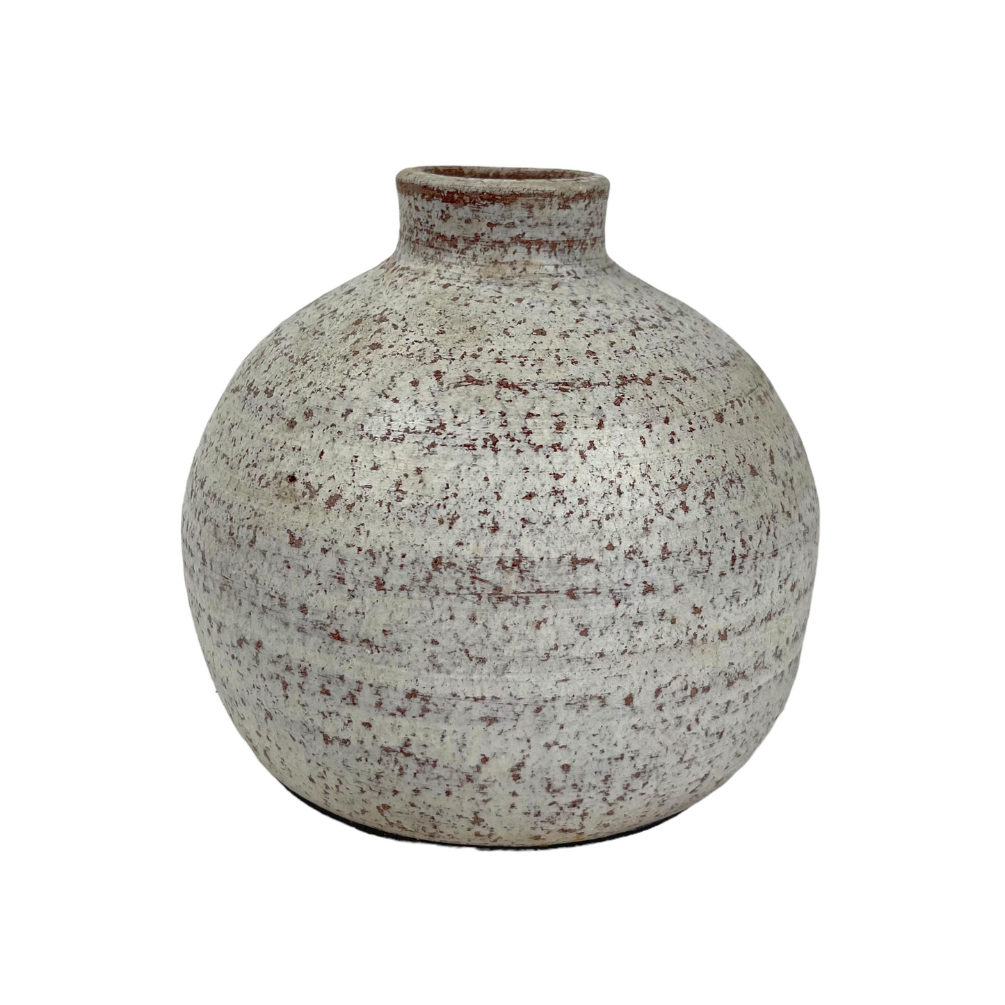 This beautiful rustic Pompeii White Terracotta Vase with neutral white tones makes it perfect for the bedroom, to place on a bedside table or as part of the living room decor.