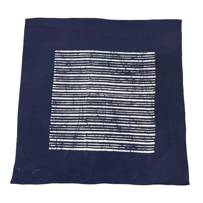 Dark Blue Mentari Batik Napkins - Set Of 4