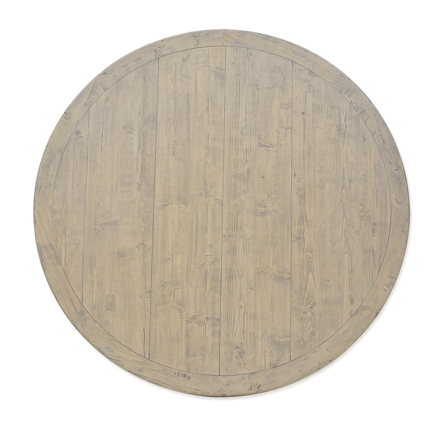 The Avignon&nbsp;Round Dining Table is crafted from fruitwood and features subtle architectural iron detail. Top