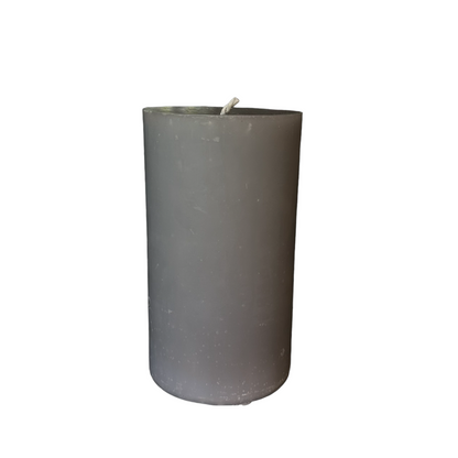 Pillar Candle - Light Grey Medium