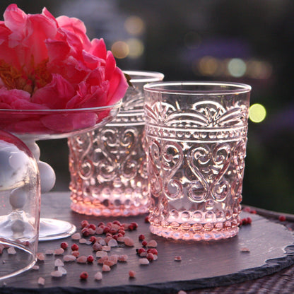 Experience the timeless beauty of Italy with the Handcrafter Provenzale Patterned Pink Tumbler. Meticulously crafted using traditional methods, this piece is a testament to the skilled artisans of the renowned Italian brand Zafferano. Styled.