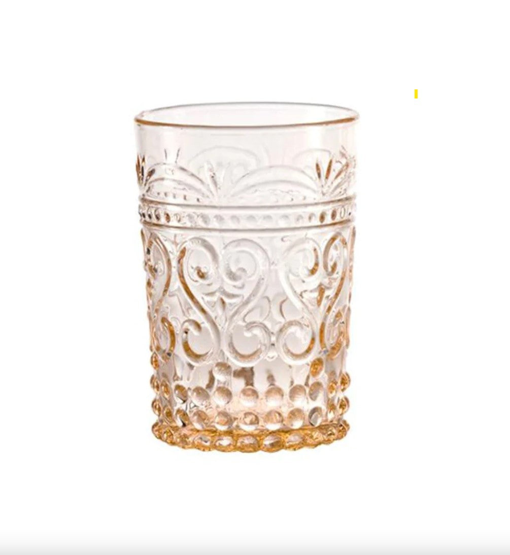 Experience the timeless beauty of Italy with the Handcrafter Provenzale Patterned Pink Tumbler. Meticulously crafted using traditional methods, this piece is a testament to the skilled artisans of the renowned Italian brand Zafferano.