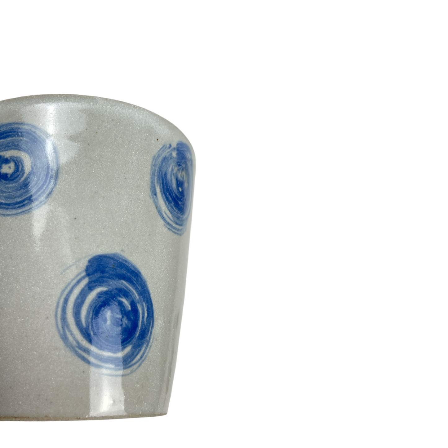 Bentuk Handpainted Blue & White Mug