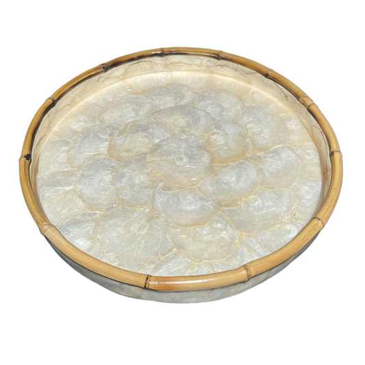 Ravello Etched Tray, Round