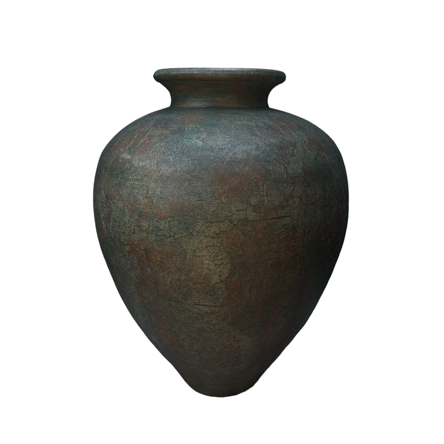 The Roma Pot boasts a timeless and traditional silhouette, while its attractive hues elevate it to a stunning decorative piece. Its rustic and understated aesthetic only adds to its unique charm.