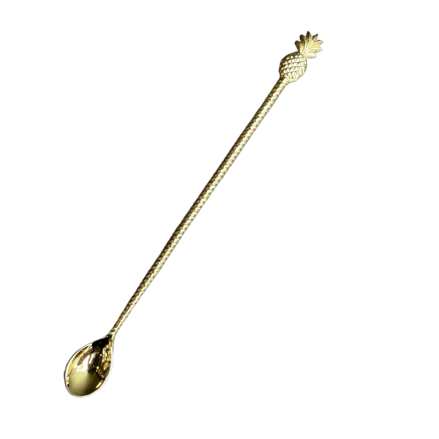 Pineapple Solid Brass Spoon - 30cm – HOME by MB