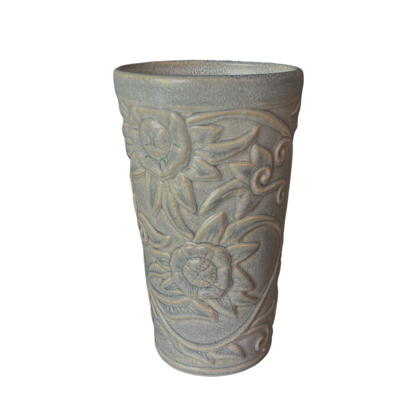 All our featured ceramic pieces are individually handmade in small batches by artisans, ensuring that each item is distinctly one-of-a-kind. This is certainly the case for these unique and versatile large tumblers.