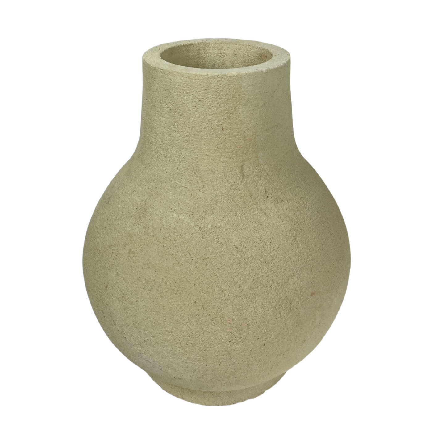 Lovingly hand-carved by artisans, our Lugo Stone Vase is a unique piece which will enhance any setting.