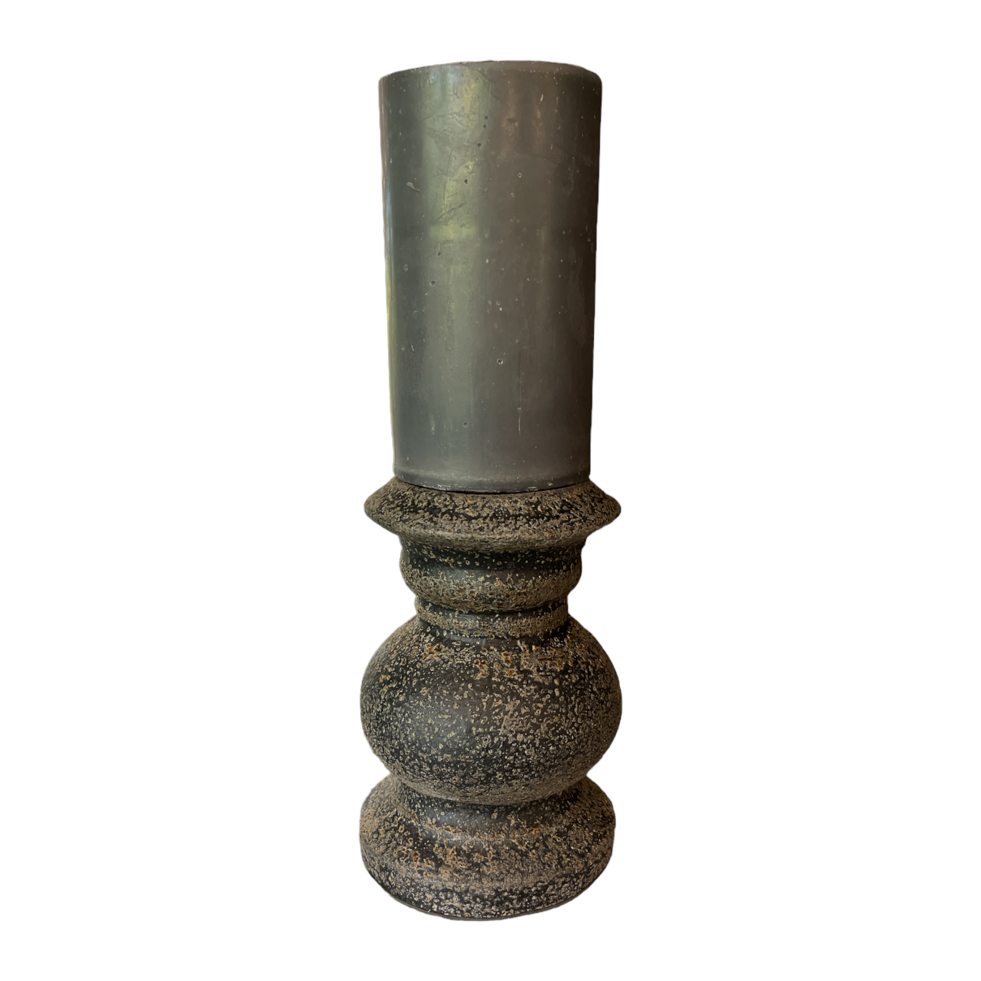 Crafted from terracotta, the chunky yet elegant Vienna Terracotta Candle Holder is substantial enough to work on their own or as a beautiful collection of candle holders on a mantelpiece or a table. Styled.