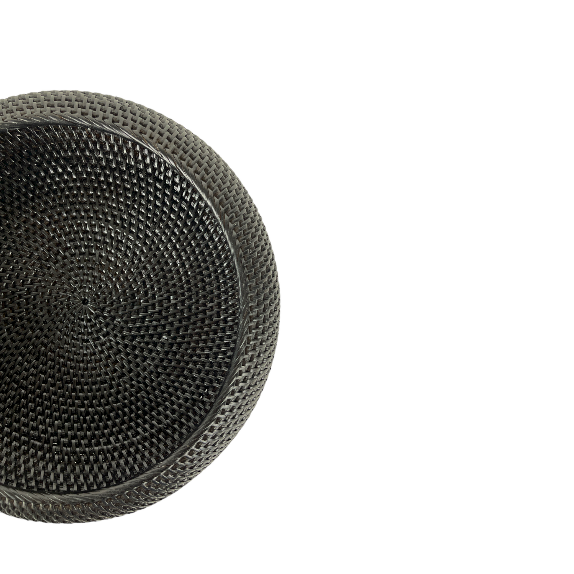 Get ready to elevate your home decor with our Bergaya Black Rattan Bowl. Carefully crafted with an artful touch, this stylish piece will add a beautiful texture to any room, instantly capturing attention and admiration. Top.
